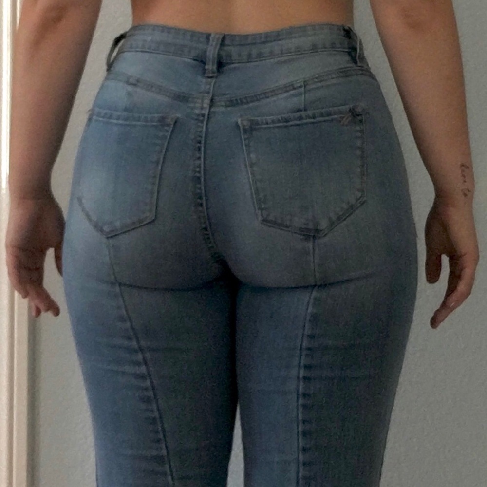 women’s “Crop Flare” Jeans